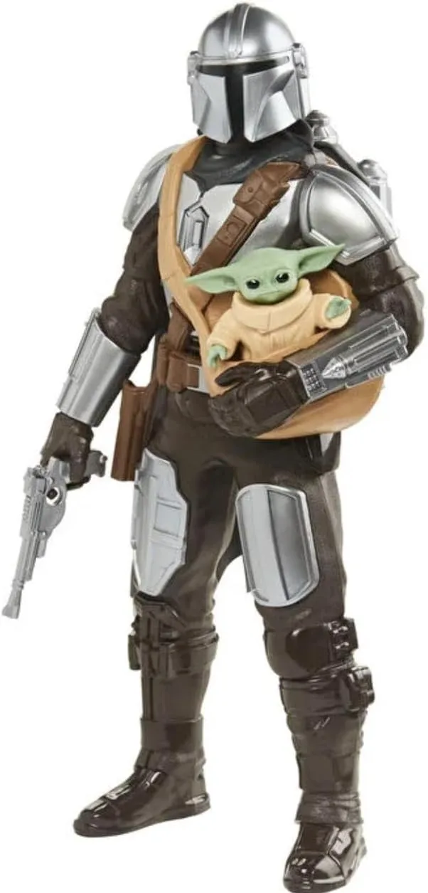 Star Wars Galactic Action The Mandalorian ve Grogu Figür F5194 - Görsel 9