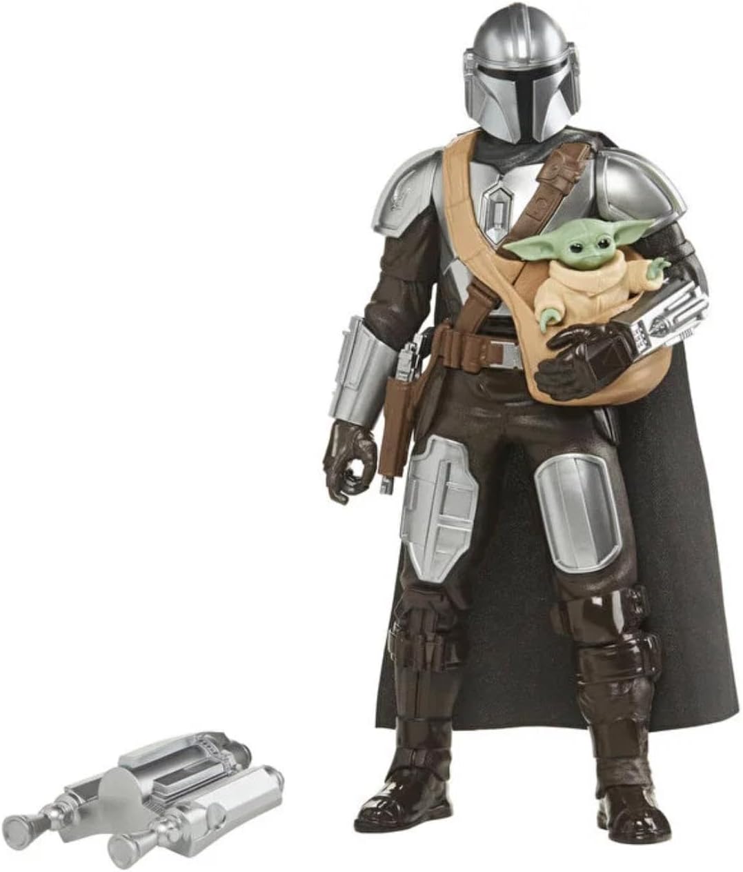 【難ありSTAR WARS】Mandalorian フィギュア Star Wars Galactic Action The Mandalorian ve Grogu Figür F5194