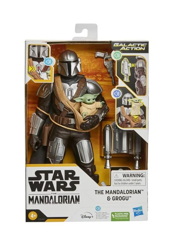 Star Wars Galactic Action The Mandalorian ve Grogu Figür F5194 - Görsel 2