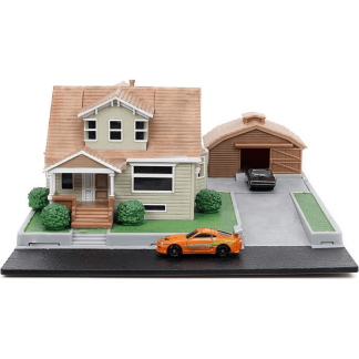 Jada Toys - Fast and Furious Nano Scene Dom Toretto House Diorama Set 1/87