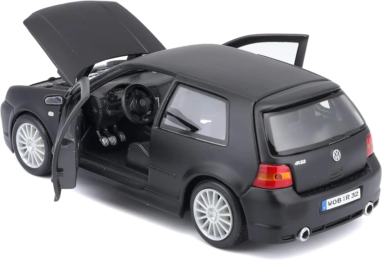 Maisto - Volkswagen Golf R32 - Mat Siyah - 1/24 - Görsel 4