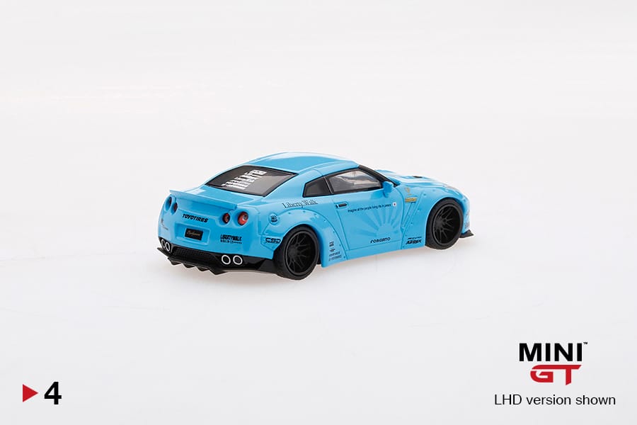ミニカー LIBERTYWALK Works Nissan GT-R Candy Blue Yahoo!オークション - MINIGT 34 LB Works Nissan GT-R Candy Blue