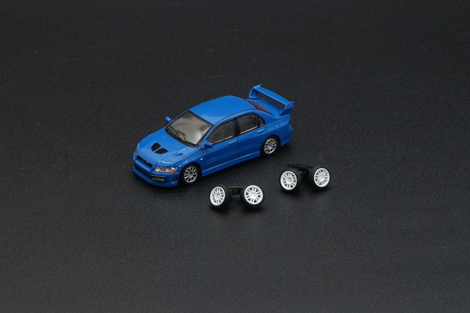 BM Creations - Mitsubishi Lancer EVO VII Mavi - 1/64 - Kuzucu Gaming