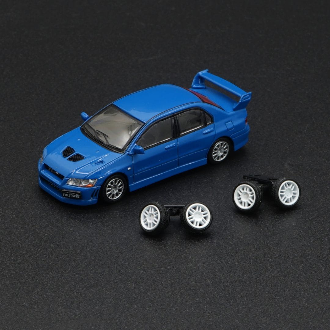 BM Creations - Mitsubishi Lancer EVO VII Mavi - 1/64 - Kuzucu Gaming