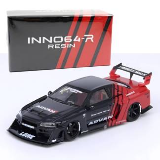 INNO64 1:64 NISSAN SKYLINE "LBWK" (ER34) SUPER SILHOUETTE - "ADVAN" LIVERY
