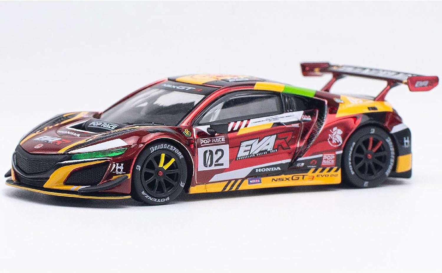Pop Race 1:64 Honda NSX (NC1) GT3 EVO22 EVA RT Production Model 02