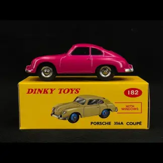 Dinky Toys - Porsche 356 A Coupé 1956 Fuşya Pembe Norev Dinky Toys 182 - 1/43