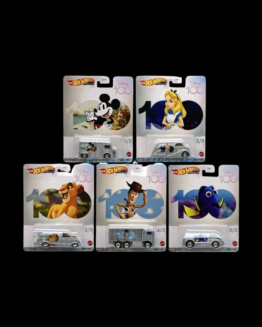 Hot Wheels Premium Pop Culture Disney 100.Yıl Set - Kuzucu Gaming
