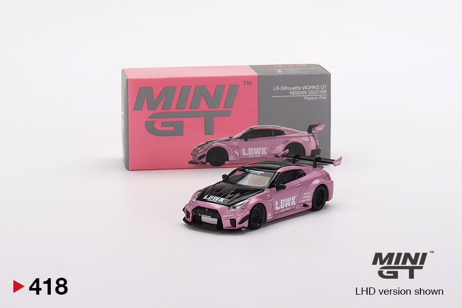 Mini GT - LB-Silhouette WORKS GT NISSAN 35GT-RR Ver.2 Passion Pink