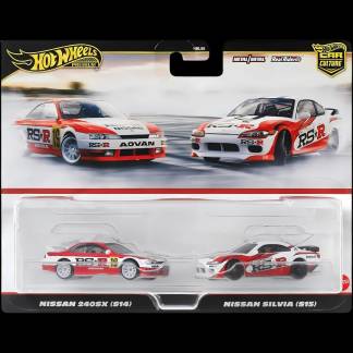 Hot Wheels Premium 2'li Set Nissan 240SX (S14) & Nissan Silvia (S15)