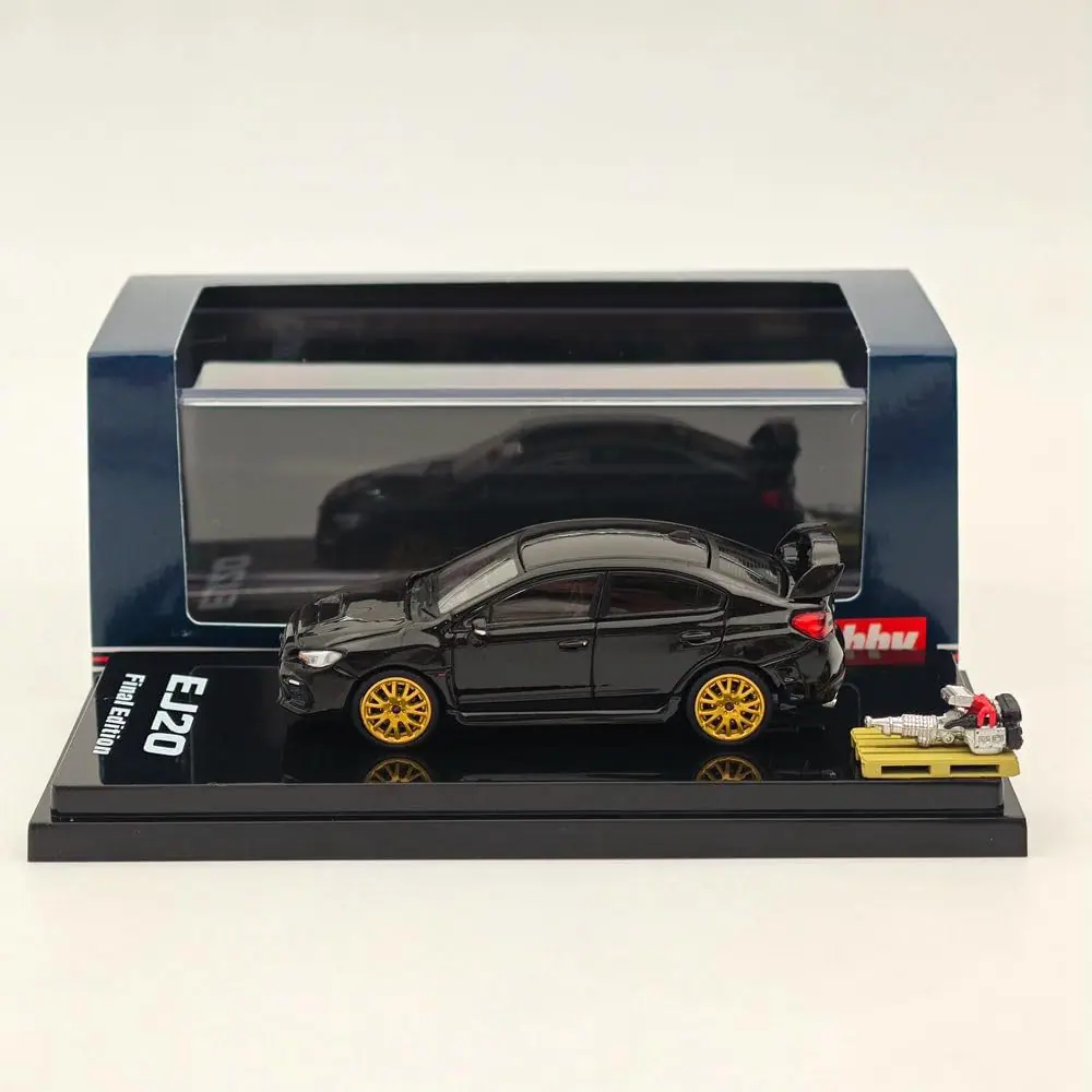 Hobby Japan - Subaru WRX STI EJ20 Final Edition HJ642021FBK - 1/64 - Görsel 9
