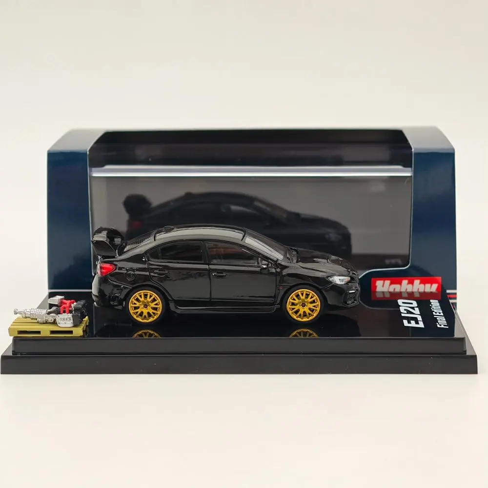 Hobby Japan - Subaru WRX STI EJ20 Final Edition HJ642021FBK - 1/64 - Görsel 6