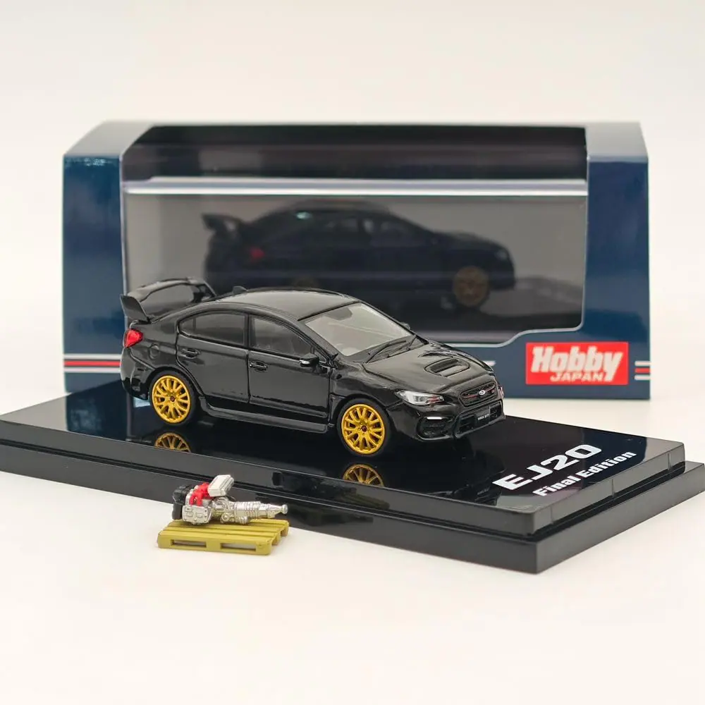 Hobby Japan - Subaru WRX STI EJ20 Final Edition HJ642021FBK - 1/64 - Görsel 5