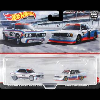 Hot Wheels Premium Car Culture 2'li Set '73 BMW 3.0 CSL Race Car & BMW 320 Group 5