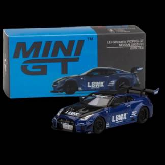 Mini GT - LB-Silhouette WORKS GT NISSAN 35GT-RR Ver.2 LBWK Blue - 1/64