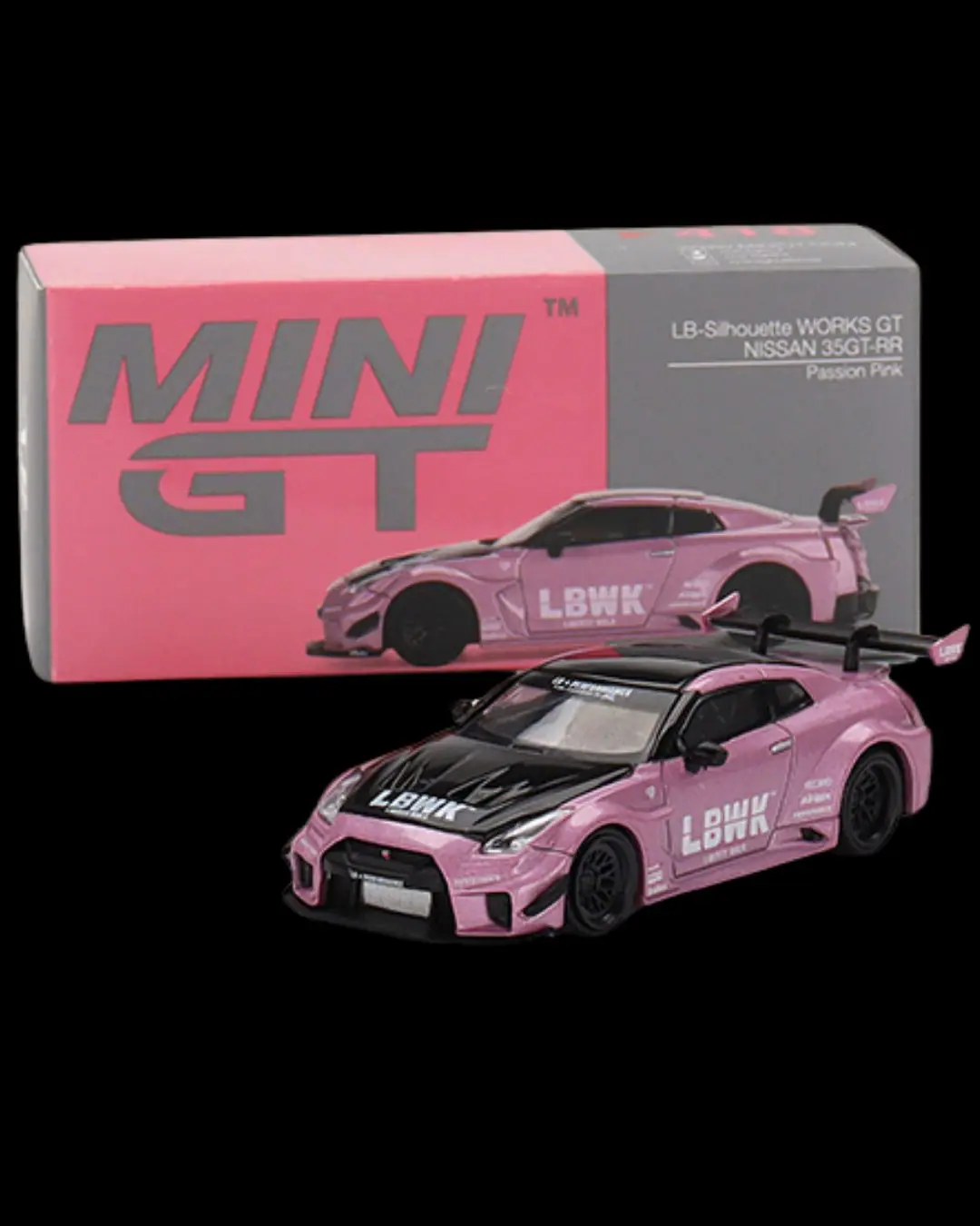 Mini GT - LB-Silhouette WORKS GT NISSAN 35GT-RR Ver.2 Passion Pink - 1/64