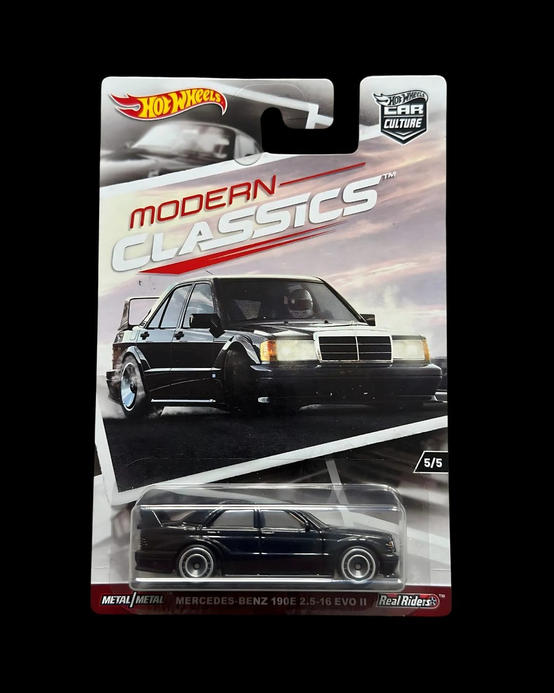 Hot Wheels Premium- 2017 Modern Classics MERCEDES BENZ 190E 2.5-16 EVO II Car Culture - 1/64