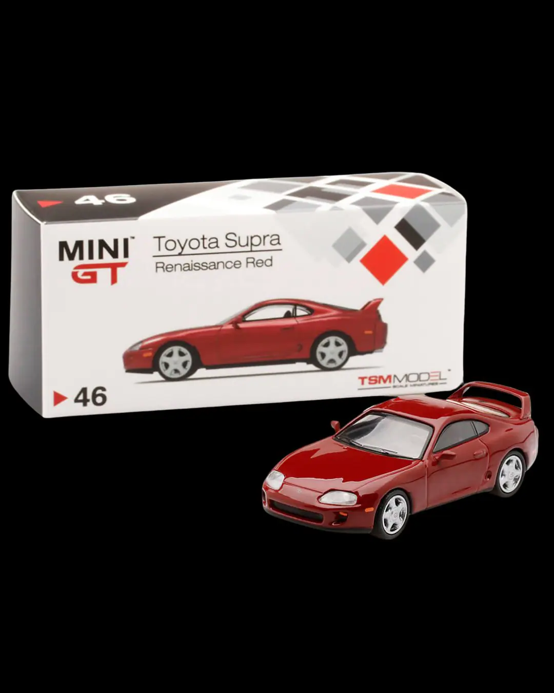 Mini GT - Toyota Supra (JZA80) Renaissance Red - 1/64