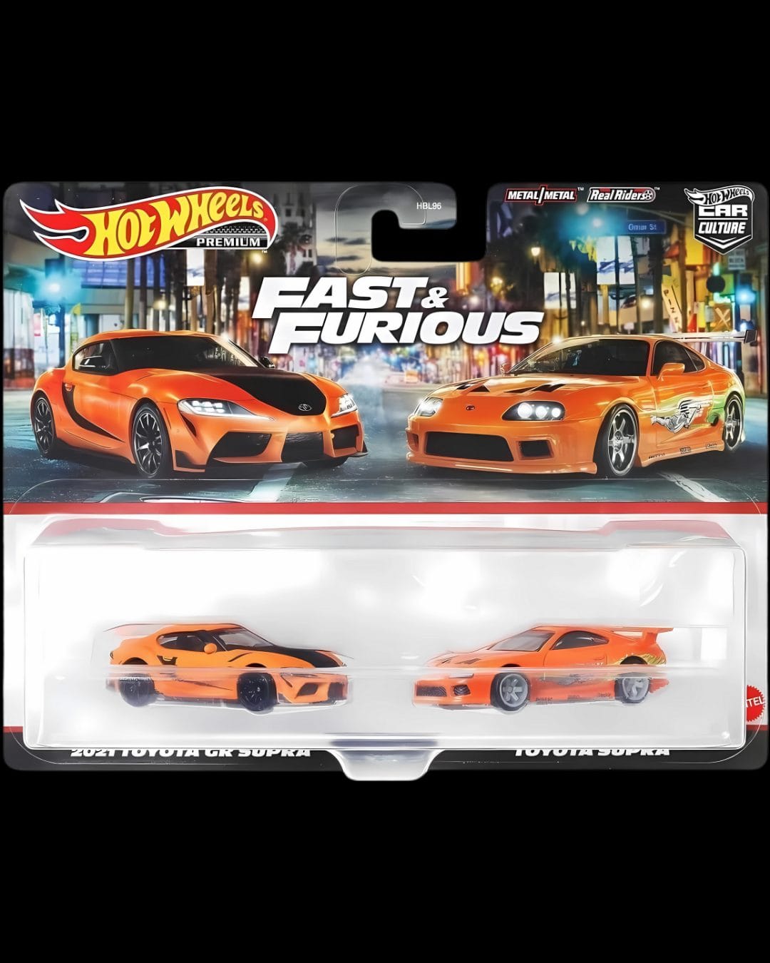 Hot Wheels Premium 2'li Set Fast And Furious 2021 Toyota GR Supra