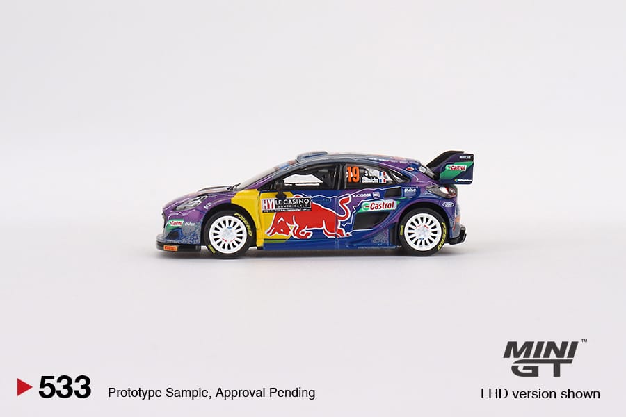 Mini GT - Ford Puma Rally1 #19 M-Sport Ford WRT 2022 Rally