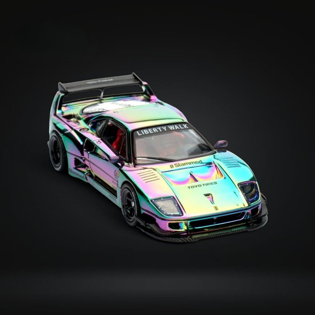 Inno64 - *CHASE* Ferrari F40 Chrome Silver LBWK Hobby Expo China