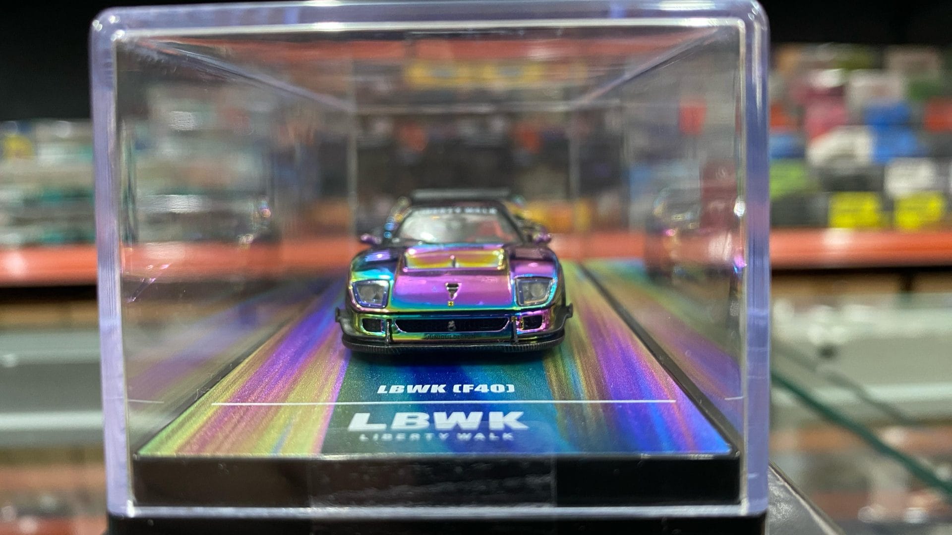Inno64 - *CHASE* Ferrari F40 Chrome Silver LBWK Hobby Expo China