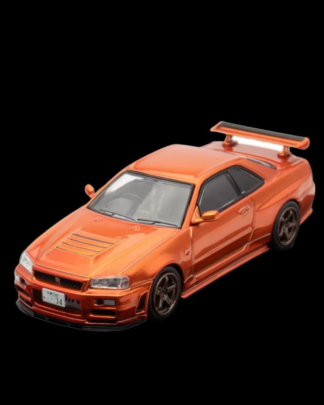 INNO64 - Nissan Skyline GTR (R34) R-Tune Metalik Turuncu - 1/64