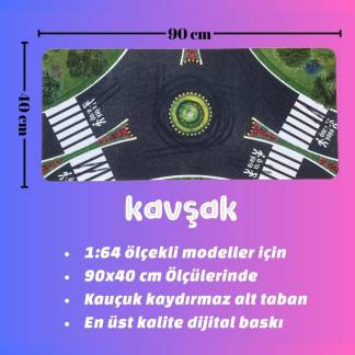Kavşak - 64 Ölçek Diorama Mouse Pad