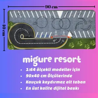Resort - 64 Ölçek Diorama Mouse Pad