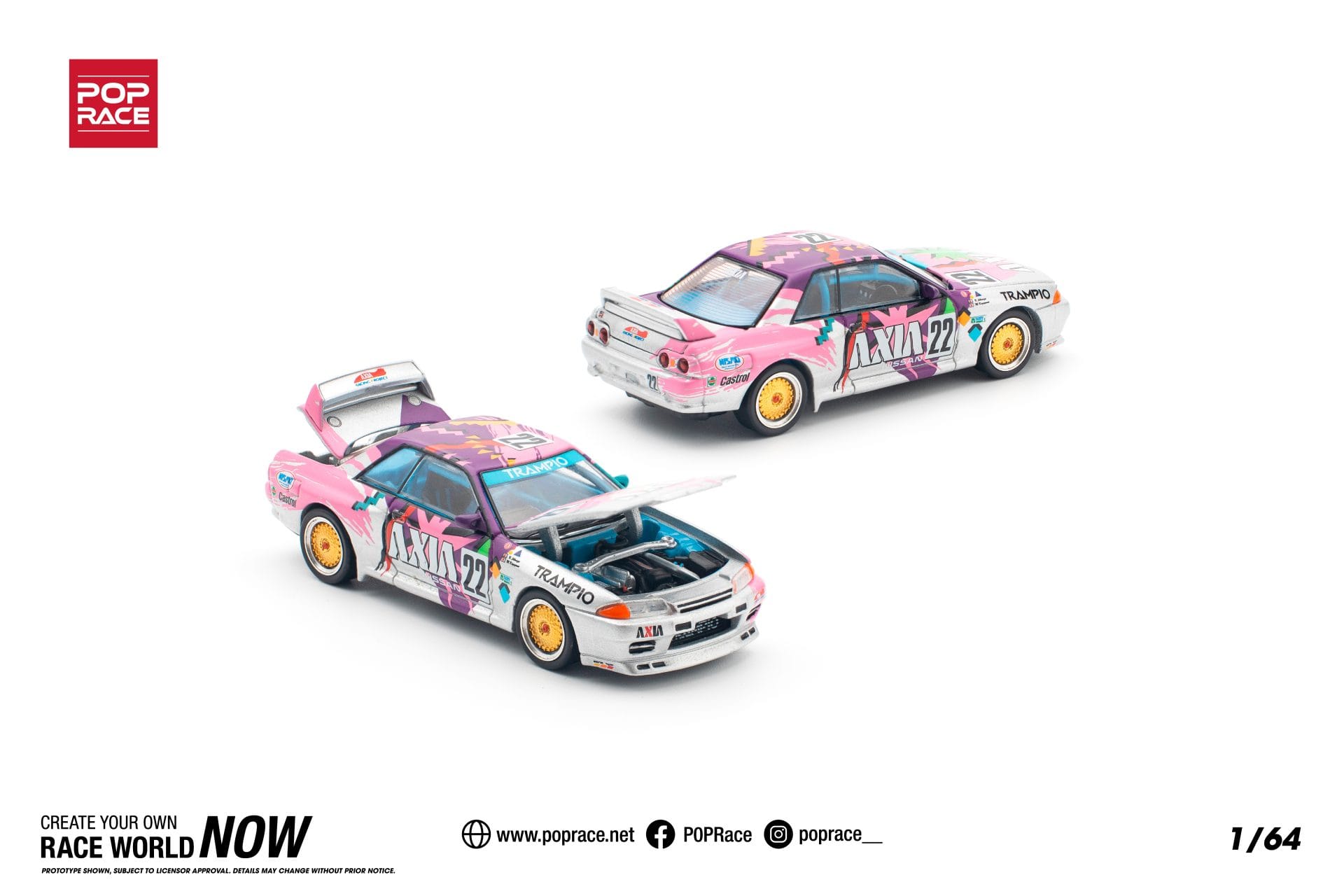 Pop Race - Nissan Skyline GTR R32 JTC 1991 Group A #22 AXIA