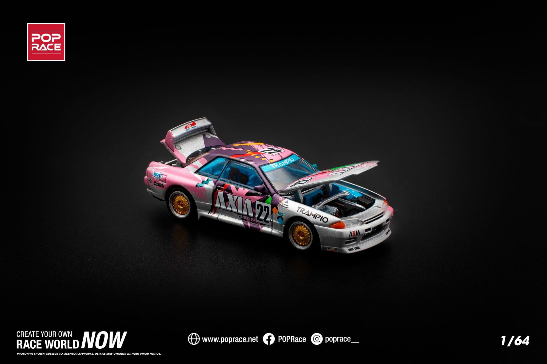 Pop Race - Nissan Skyline GTR R32 JTC 1991 Group A #22 AXIA