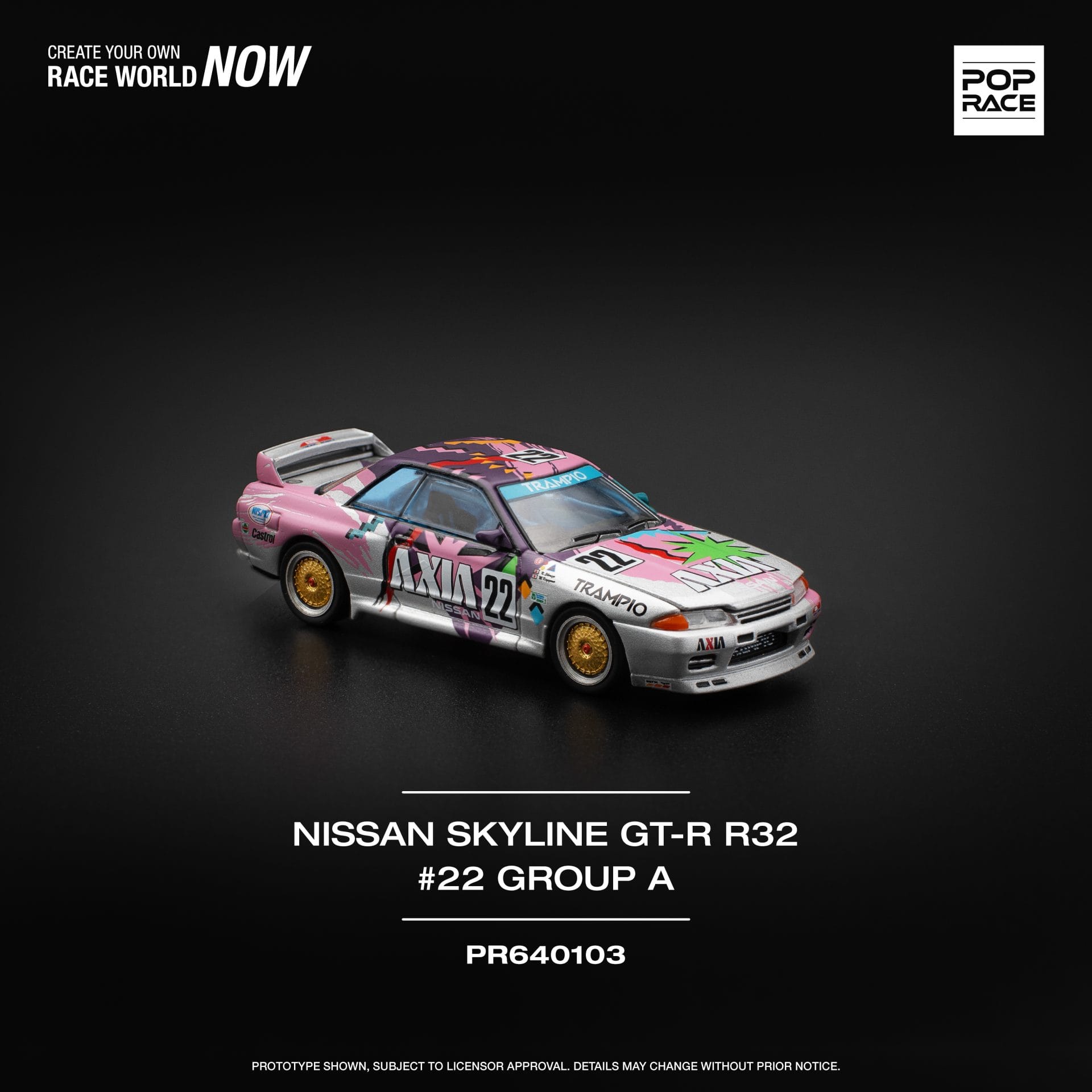 Pop Race - Nissan Skyline GTR R32 JTC 1991 Group A #22 AXIA