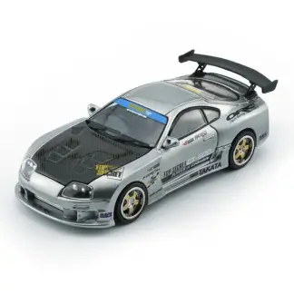 BM Creations - Toyota Supra Top Secret JZA80 Silver MIAS 20th Anniversary Edition 1/64 - 64B0435