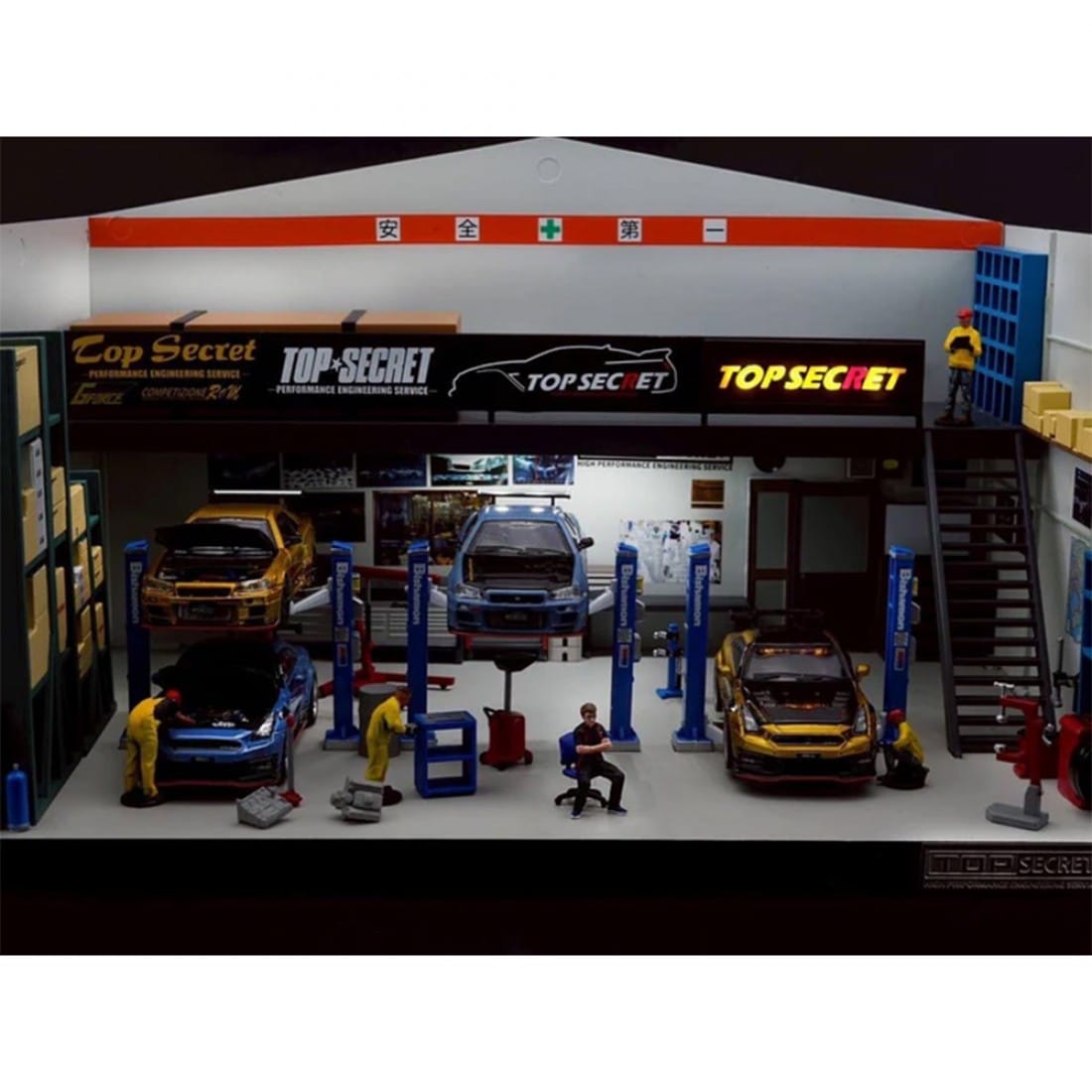 BM Creations 1/64 TOP SECRET Diorama Garage TOKYO AUTO SALON 2026 - Görsel 9