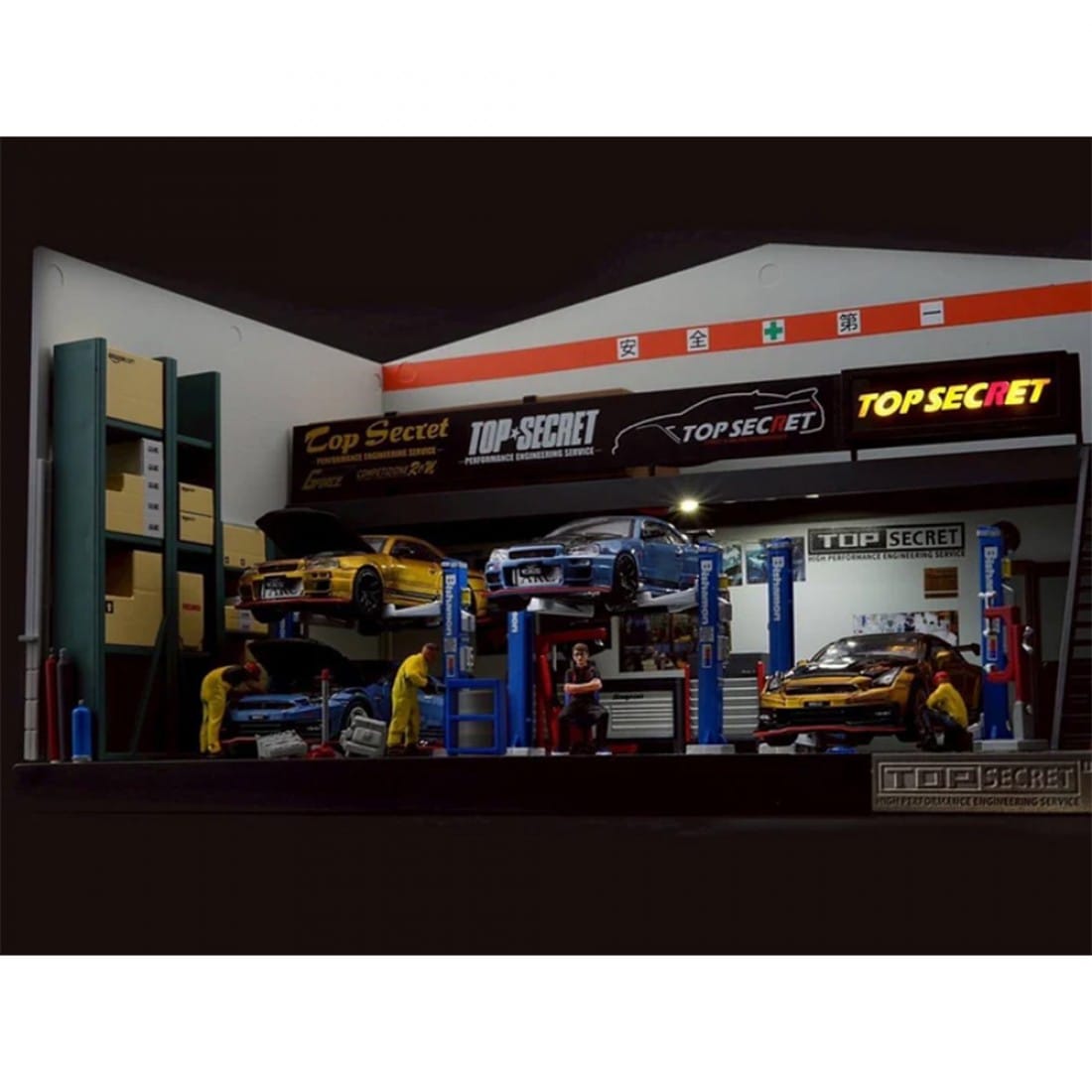BM Creations 1/64 TOP SECRET Diorama Garage TOKYO AUTO SALON 2026 - Görsel 8