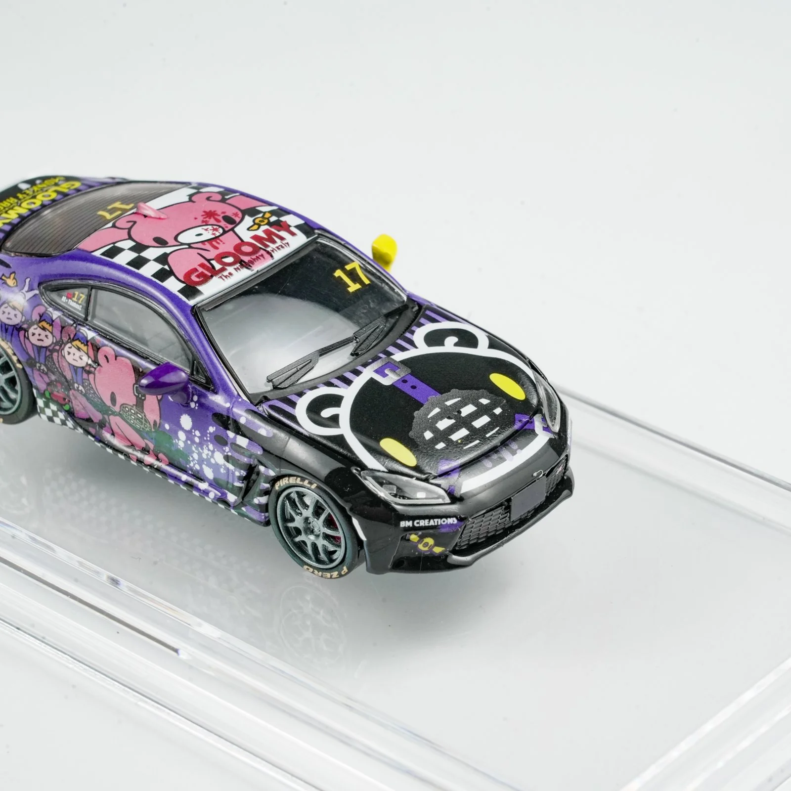 BM Creations - Toyota GR86 X GLOOMY BEAR MACAU GP 2025 Roadsport Challenge - BLK - 1/64 - Görsel 8
