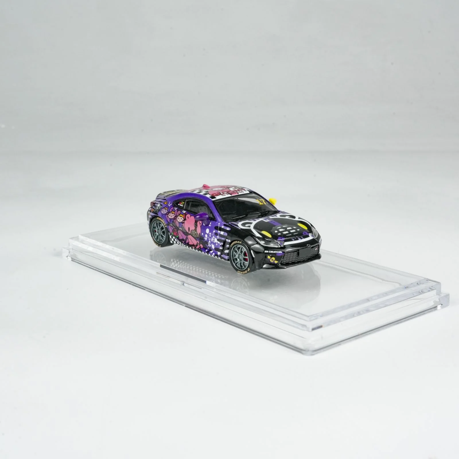 BM Creations - Toyota GR86 X GLOOMY BEAR MACAU GP 2025 Roadsport Challenge - BLK - 1/64 - Görsel 5