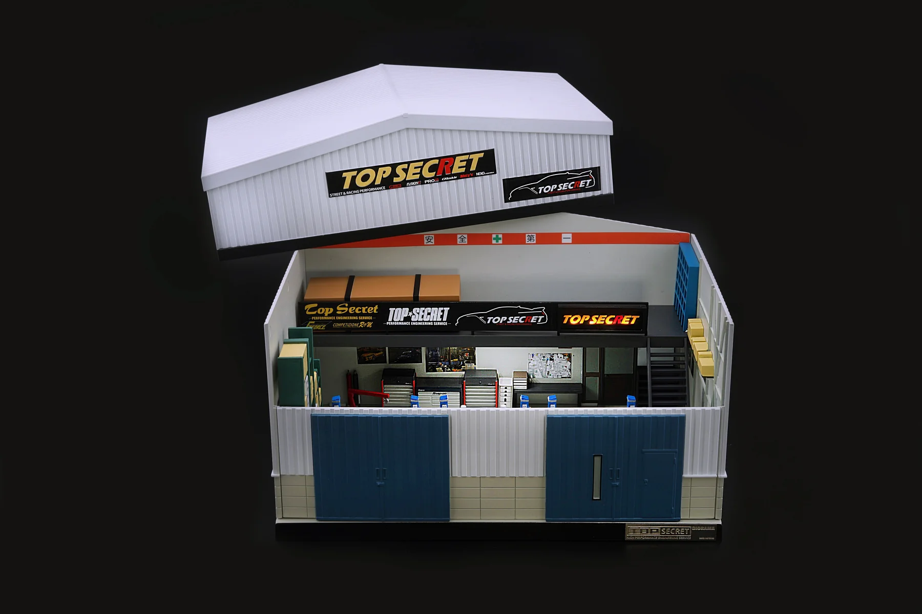BM Creations 1/64 TOP SECRET Diorama Garage TOKYO AUTO SALON 2026 - Görsel 3